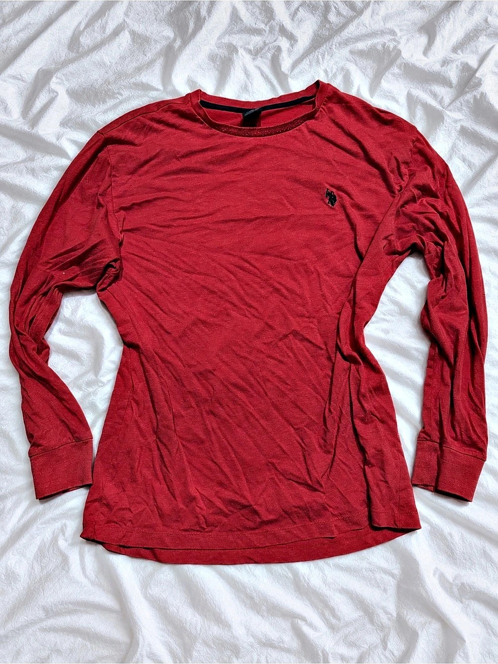 U.S. Polo Assn. Men's Long Sleeve Tee Red XL